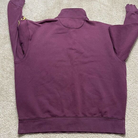 Vtg Central Michigan Chips JanSport Quarter Zip Pull Over Sweater Extra Large - Picture 6 of 10